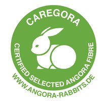 Caregora - Ein Abzeichen für zertifiziertes Angora! Nachhaltige Angorahaargewinnnung und artgerechte Tierhaltung by Medima